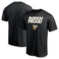 Men's Fanatics Branded Black Pittsburgh Penguins Hometown Collection Push Ahead T-Shirt