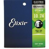 Elixir Strings 19062 Optiweb Electric Guitar Strings - .010-.074 Light 8-string