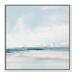 Birch Lane™ Caribbean Sail by Sally Swatland - Floater Frame Print on Canvas in Blue/White | 25.5 H x 25.5 W x 2 D in | Wayfair