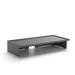 Poppin Monitor Stand Plastic in Gray | 4.1 H x 10.6 W x 21.1 D in | Wayfair 105201