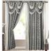 Venice Collections Luxury Ikat Room Darkening Rod Pocket Curtain Panels Polyester in Gray | 84 H x 54 W in | Wayfair Elena-Grey