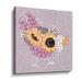 Rosalind Wheeler Sunflower Hen I Gallery Wrapped Floater-Framed Canvas in Indigo/Yellow | 10 H x 10 W in | Wayfair 5202BD55C34746AC8E43A56A8063A8DB