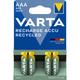 Akku Recharge Recycled Micro aaa NiMH 800mAh (4er Blister) - Varta