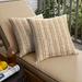 Humble + Haute Deja Stucco Indoor/Outdoor Knife Edge Square Pillows (Set of 2)