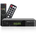 DIPROGRESS DPT207HD Decoder Digitale Terrestre DVB-T2 HEVC 10bit HD Nero 2 Telecomandi