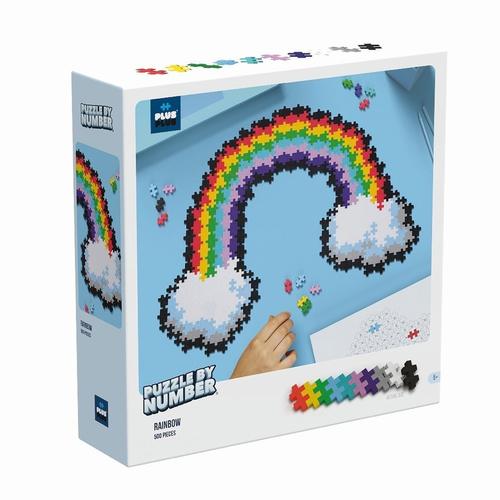 500 Kreativ Bausteine Puzzle Regenbogen