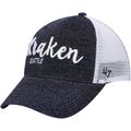 Women's '47 Navy/ Seattle Kraken Encore MVP Trucker Snapback Hat