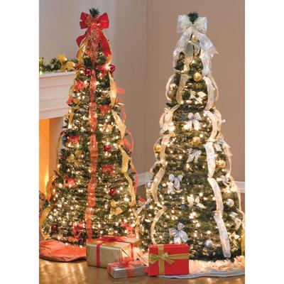 7 ft. Pre-Lit Pop-Up Christmas Tree with Remote by...