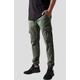 Cargohose URBAN CLASSICS "Urban Classics Herren Washed Cargo Twill Jogging Pants" Gr. 40, Normalgrößen, grün (olive) Herren Hosen Cargohosen