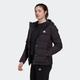 Outdoorjacke ADIDAS SPORTSWEAR "HELIONIC HOODED DAUNENJACKE" Gr. XXL, schwarz (black) Damen Jacken Sportjacken