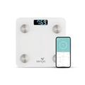 Senya Body Scales Body Scales Bluetooth Smart Scales for Daily Health Monitoring via the Fitness App, White Bathroom Scales SYWB-S007