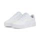 Sneaker PUMA "Carina 2.0 Sneakers Mädchen" Gr. 34, grau (white silver gray) Kinder Schuhe Sneaker