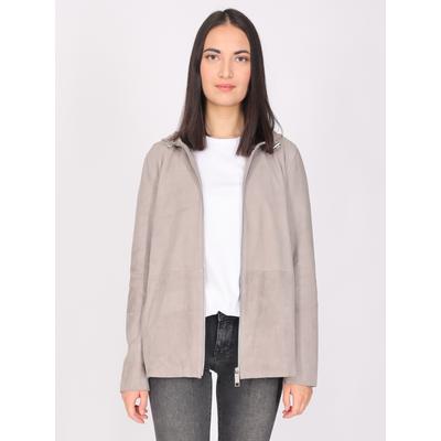 Lederjacke MAZE "4202192", Damen, Gr. L, beige (greige), Obermaterial: 100% Lammleder / Innenfutter: 100% Baumwolle, Jacken Image