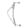 Dehnschnecke ADELIA´S ""Piercing Ohrpiercing"" rosa Damen Piercings zwei Punkt Piercing