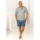 Shorty S.OLIVER Gr. 44/46, grau (grau, meliert) Herren Homewear-Sets Pyjamas