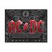 Desperate Enterprises AC/DC Black Ice Metal Wall Decor Metal in Black/Gray/Red | 12.5 H x 16 W x 0.03 D in | Wayfair 2499