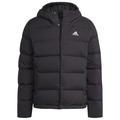 adidas - Helionic Hooded Jacket - Daunenjacke Gr L grau/schwarz