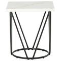 Signature Design by Ashley Vancent Square End Table, Metal in Gray | 24 H x 22 W x 22 D in | Wayfair T630-2