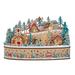 Kurt Adler Light Up Christmas Village w/ Santa Wood/Plastic in Brown | 11.2 H x 3.6 W x 17.2 D in | Wayfair JEL0985