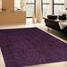 Purple Rectangle 5' x 7' Area Rug - Ebern Designs Square Widley Solid Color Power Loomed Indoor/Outdoor Use Area Rug in 84.0 x 60.0 x 0.5 in indigo/red | Wayfair