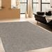 Gray 192 x 84 x 0.5 in Area Rug - Dakota Fields Square Alecsandra Power Loomed Polyester Area Rug in Polyester | 192 H x 84 W x 0.5 D in | Wayfair