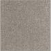 Gray 60 x 60 x 0.5 in Area Rug - Dakota Fields Square Alecsandra Power Loomed Polyester Area Rug in Polyester | 60 H x 60 W x 0.5 D in | Wayfair