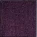 Indigo 60 x 60 x 0.5 in Area Rug - Dakota Fields Square Alltawanna Solid Color Power Loomed Area Rug in Purple | 60 H x 60 W x 0.5 D in | Wayfair