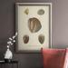 Highland Dunes Antique Knorr Shells II - Picture Frame Print on Canvas Canvas, Solid Wood in Brown/Gray/White | 27 H x 18 W x 2.5 D in | Wayfair