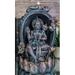 Bungalow Rose Hindu Buddha Hanuman Monkey God King Meditating Figurine Resin in Gray | 7.5 H x 5 W x 4.25 D in | Wayfair