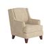 Wingback Chair - Birch Lane™ Almeida 32" W Wingback Chair Fabric/Other Performance Fabrics in White/Brown | 42 H x 32 W x 36 D in | Wayfair