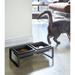 Yamazaki Home Steel & Ceramic Pet Food Stand, 2 Bowls For Food & Water, Tall | 3.94 H x 11.42 W x 6.1 D in | Wayfair 4745