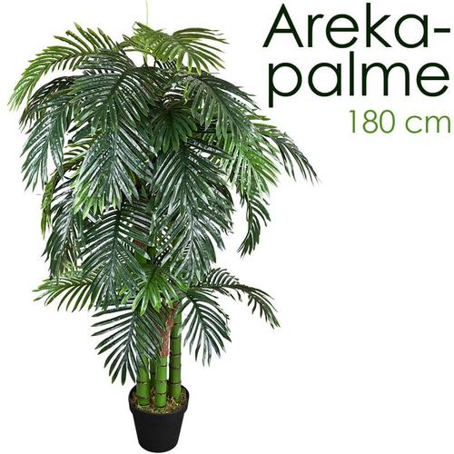 Decovego - Künstliche Palme groß Kunstpalme Kunstpflanze Palme künstlich wie echt Plastikpflanze