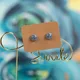 Boucles d'oreilles en céramique multicolore de dessin animé exquis pour femmes boucle d'oreille