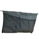 Hamac de camping léger sac de rangement portable pliable support de soleil maille noire adapté