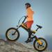 Foldable Electric Bike, Mountain Bike with Removable Lithium Battery