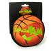 Looney Tunes Space Jam Basketball Logo Plush Squeaker Dog Toy, Small, Multi-Color