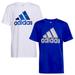 Adidas Shirts & Tops | Adidas Youth 2-Pack Tee, White Set | Color: Blue/White | Size: Various