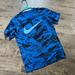 Nike Shirts & Tops | Nike Dri-Fit Blue And Black Shirt Xl-Like New | Color: Black/Blue | Size: Xlb
