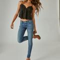Lucky Brand Low Rise Lizzie Skinny - Women's Pants Denim Skinny Jeans in Gemini, Size 28 x 29