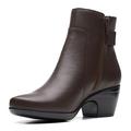 Clarks Damen Emily Holly Stiefelette, Dunkelbraun, 39 EU