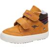 Sneaker KANGAROOS "KaVu Primo V", Gr. 21, gelb (wheat), Synthetik, Textil, sportlich, Schuhe, mit Klettverschluss