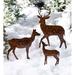 Loon Peak® Cloutman Deer 3 Piece Garden Stake Set Metal in Orange | 35.2 H x 1 W x 20 D in | Wayfair 189004481F1247A7AD59EFA33968423A