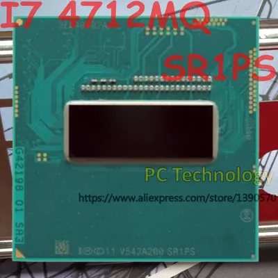 Intel Core I7 4712MQ SR1PS CPU I7-4712MQ processeur 2.30GHz-3.3GHz L3 = 6M façades core livraison