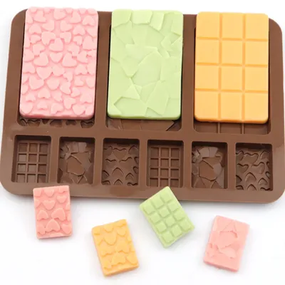 Moule à chocolat en silicone à 9 cavités moule à gâteaux moule à bonbons moule à cube
