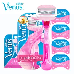 Gillette-Rasoir Venus Breeze pour femme authentique rose blanc thé électrique élimination des