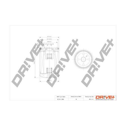 Drive+ Ölfilter 79mm für LDV 510990156 DP1110.11.0022