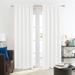 Deconovo 50 Percent Blackout Pure White Curtains(2 Panel)