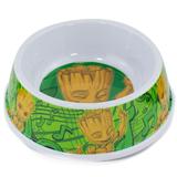 Marvel Comics Groot Pose Dog Food Water Bowl, 2 Cups, Regular, Multi-Color