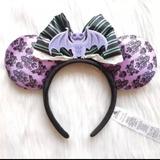 Disney Accessories | Disney Haunted Mansion Ears | Color: Black/Purple | Size: Os