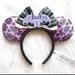 Disney Accessories | Disney Haunted Mansion Ears | Color: Black/Purple | Size: Os